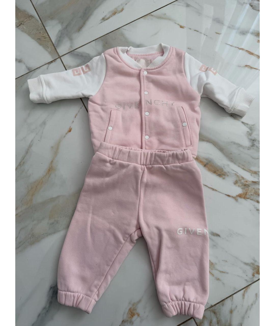 GIVENCHY Розовый хлопковый комплект, фото 5