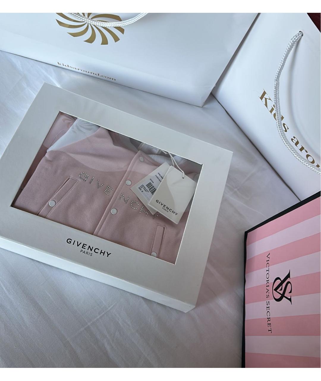 GIVENCHY Розовый хлопковый комплект, фото 4