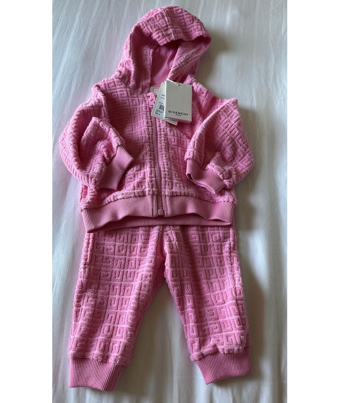 GIVENCHY Розовый хлопковый комплект, фото 2