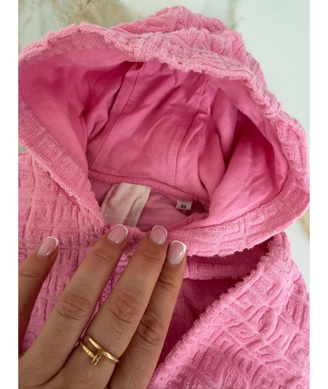 GIVENCHY Розовый хлопковый комплект, фото 3