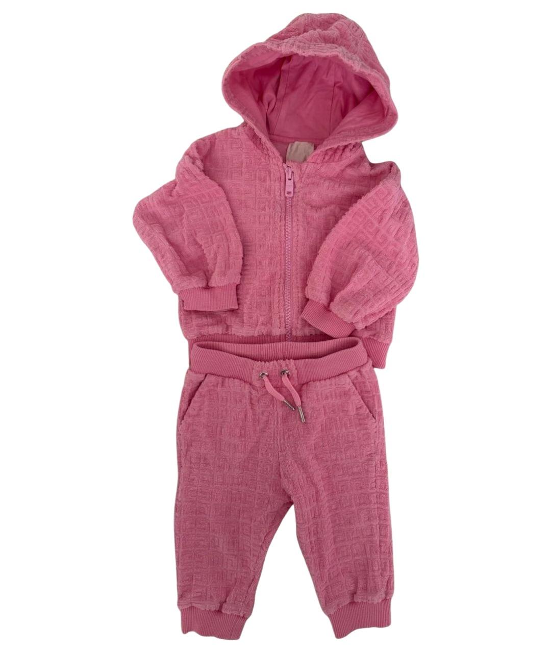 GIVENCHY Розовый хлопковый комплект, фото 1