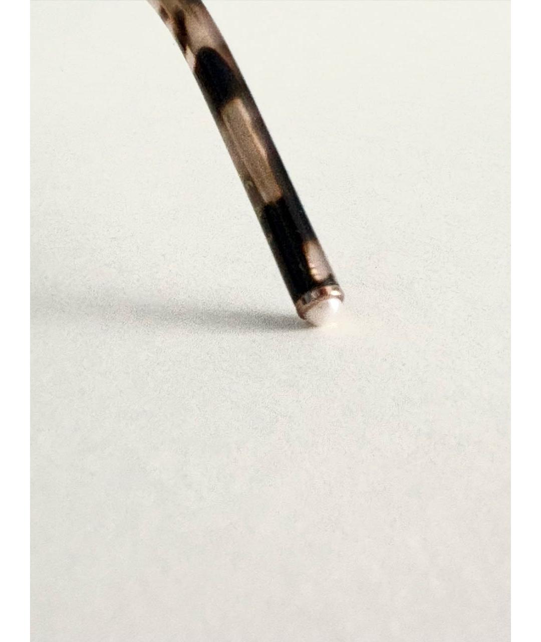 CAROLINA HERRERA Коричневые пластиковые солнцезащитные очки, фото 8