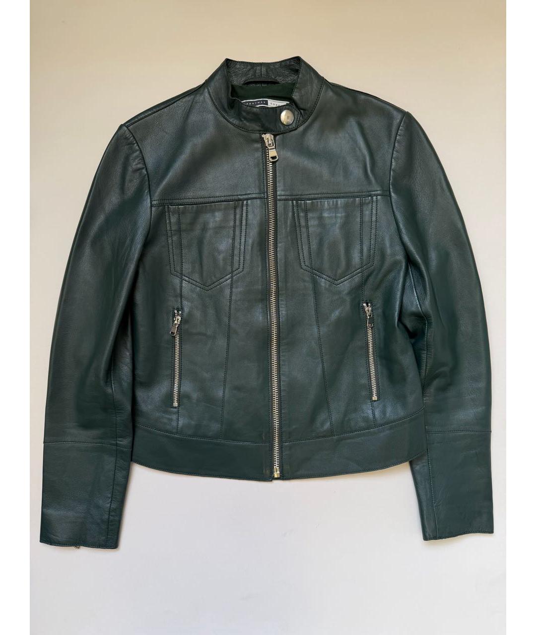 SPORT MAX CODE Зеленая кожаная куртка, фото 9