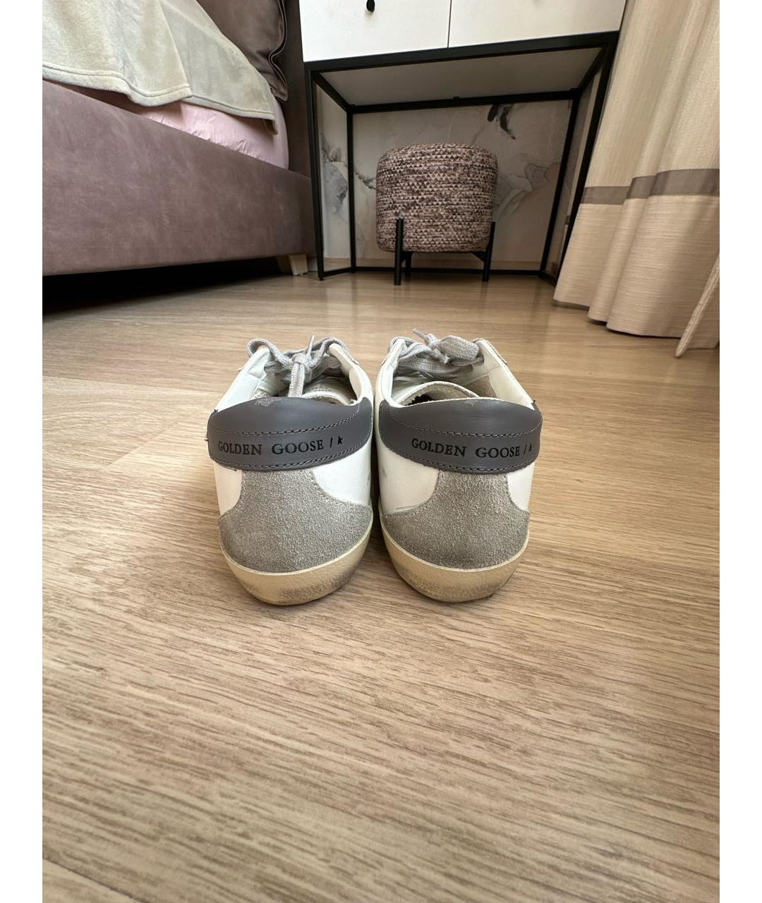 GOLDEN GOOSE DELUXE BRAND Белые кожаные кеды, фото 4