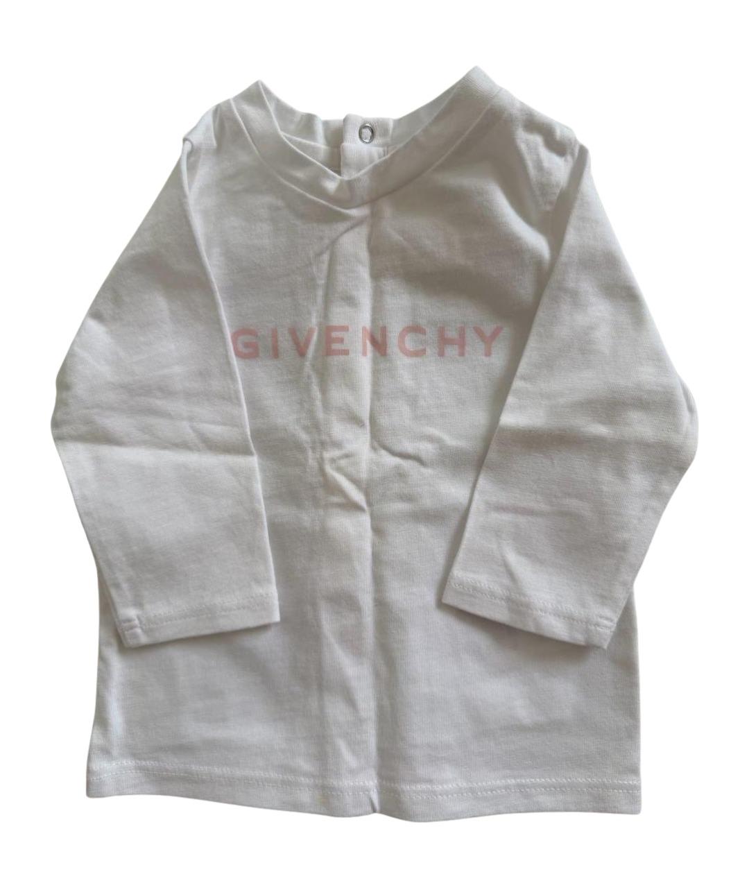 GIVENCHY Белый хлопковый футболка / топ, фото 1