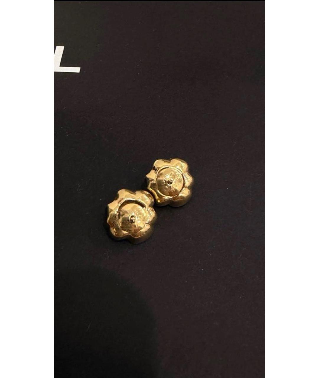 CHANEL Золотые серьги из желтого золота, фото 4