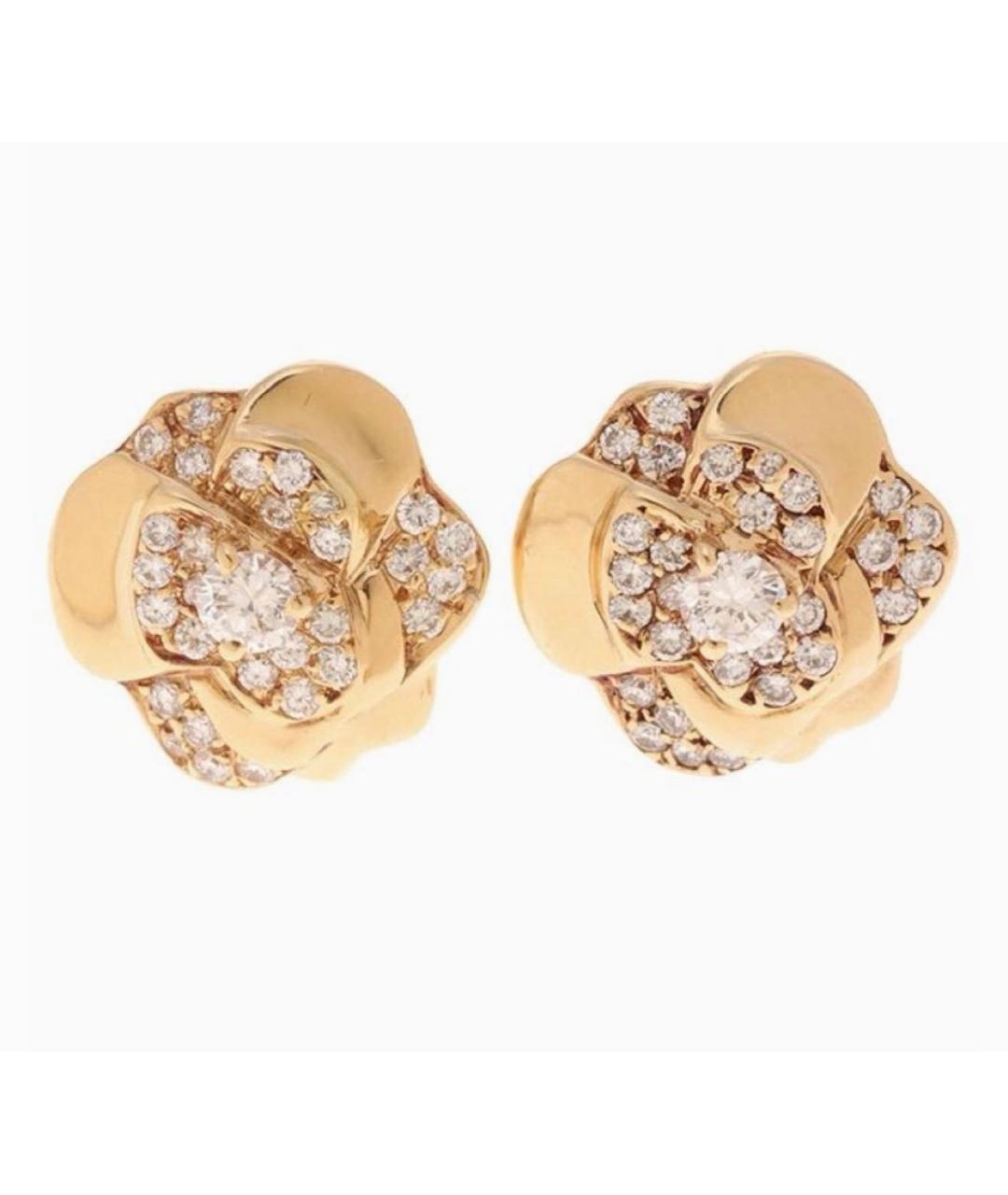 CHANEL Золотые серьги из желтого золота, фото 1