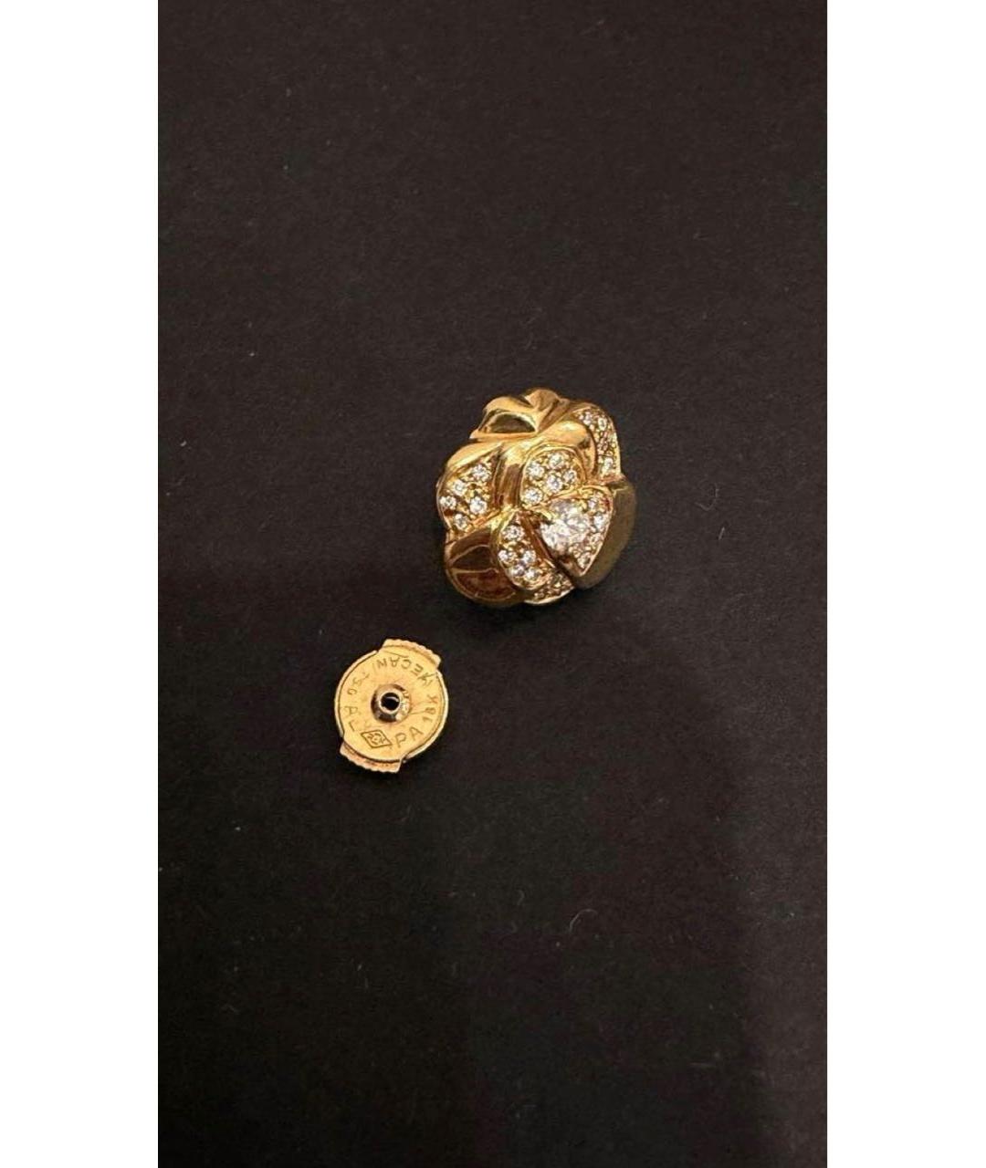 CHANEL Золотые серьги из желтого золота, фото 3