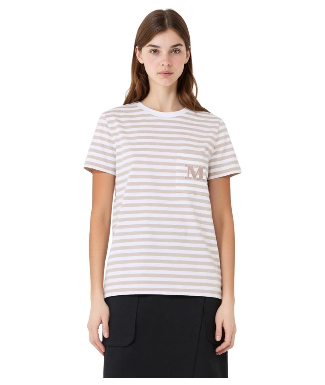 MAX MARA Мульти хлопковая футболка, фото 3