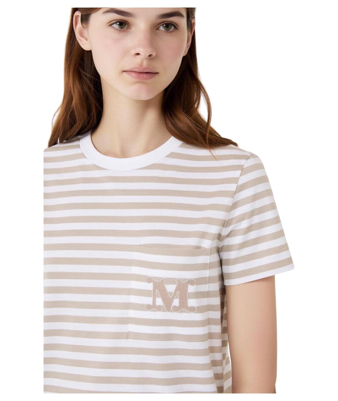 MAX MARA Мульти хлопковая футболка, фото 5