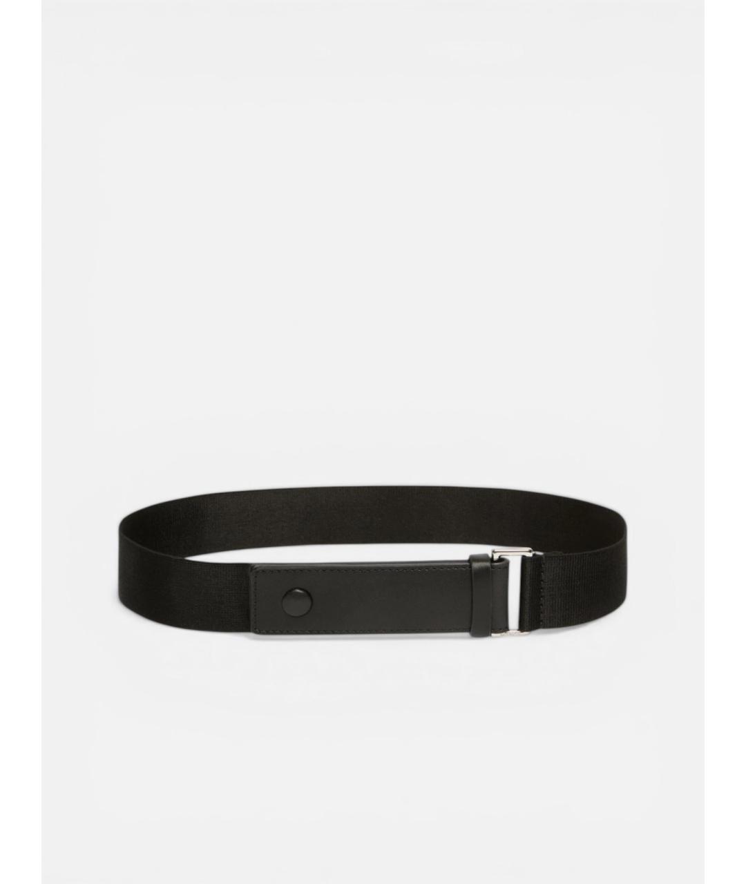 MAX MARA Черный кожаный ремень, фото 3