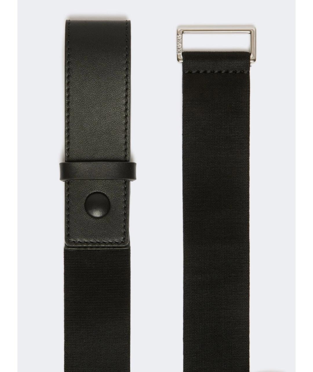 MAX MARA Черный кожаный ремень, фото 2