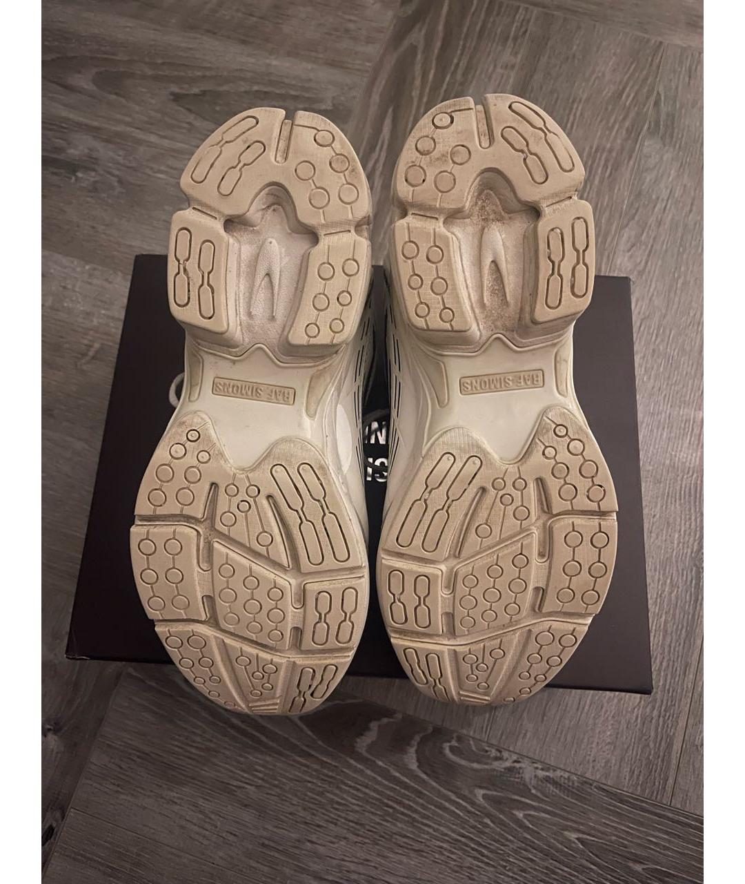 RAF SIMONS Белые низкие кроссовки / кеды, фото 7