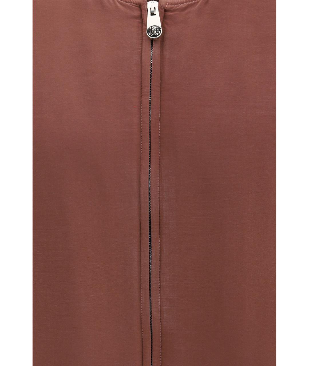 VERSACE Бордовая куртка, фото 3