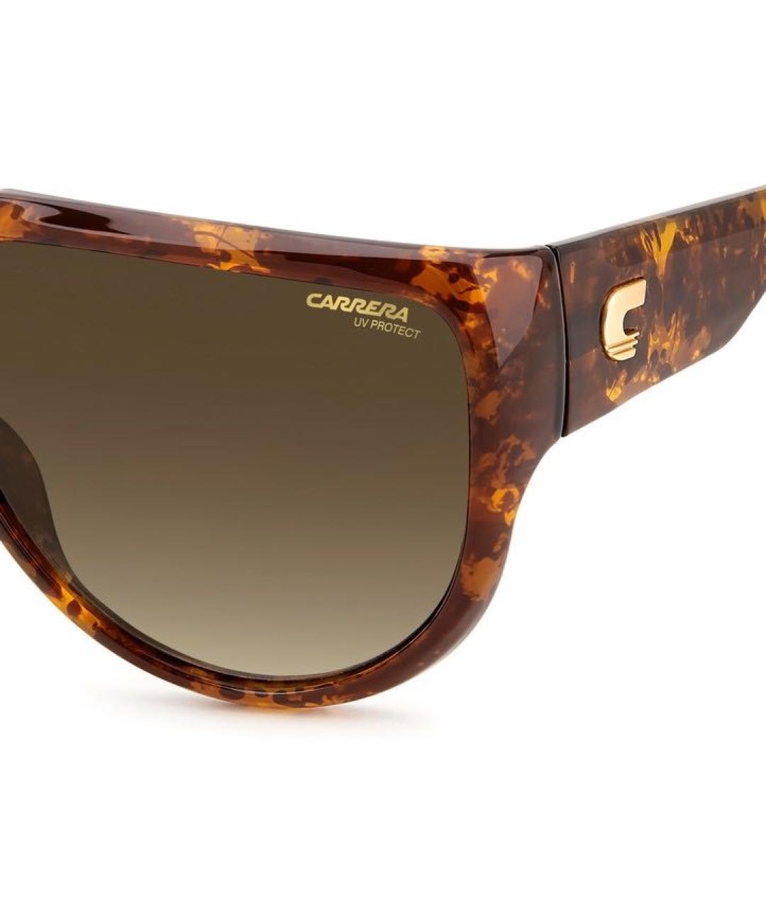 CARRERA Y CARRERA Коричневые пластиковые солнцезащитные очки, фото 3