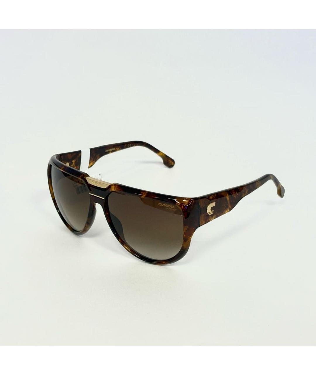 CARRERA Y CARRERA Коричневые пластиковые солнцезащитные очки, фото 4