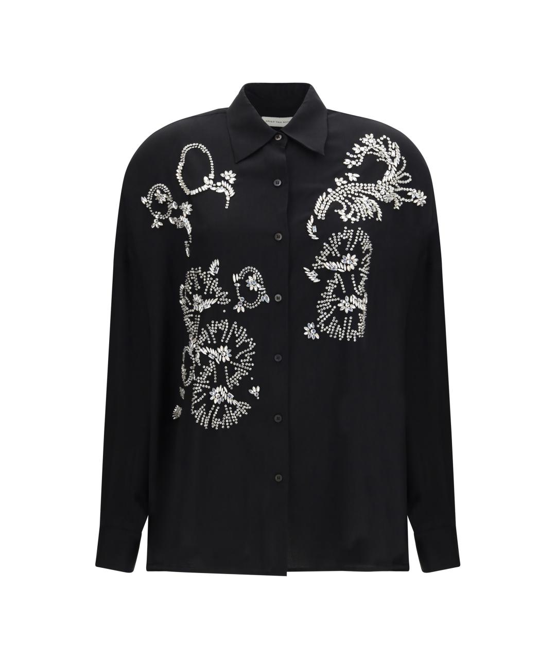 DRIES VAN NOTEN Черная рубашка, фото 1