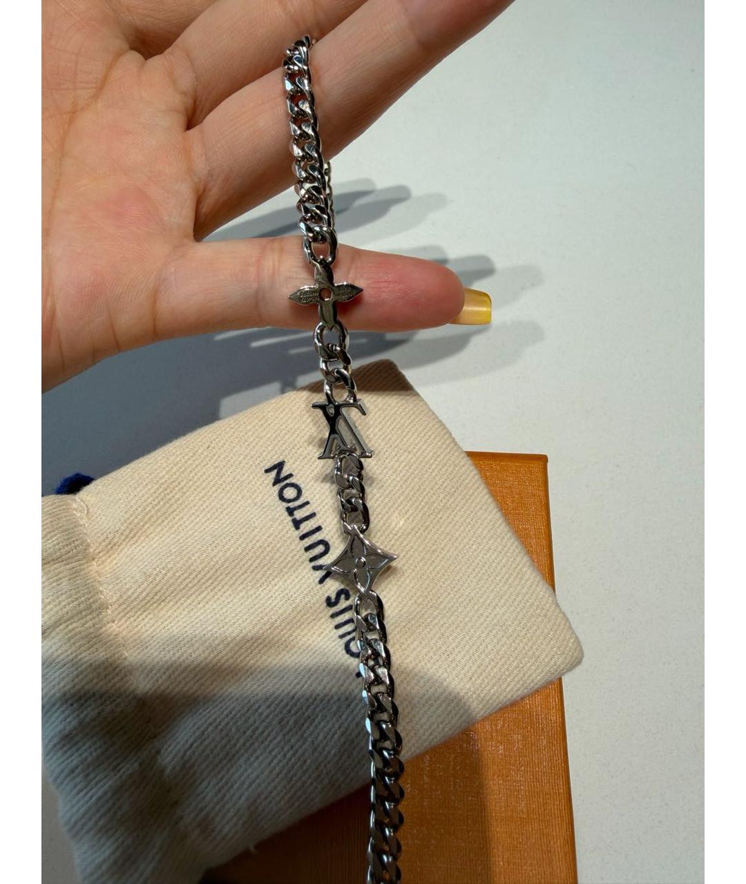 LOUIS VUITTON Серебрянный браслет, фото 4