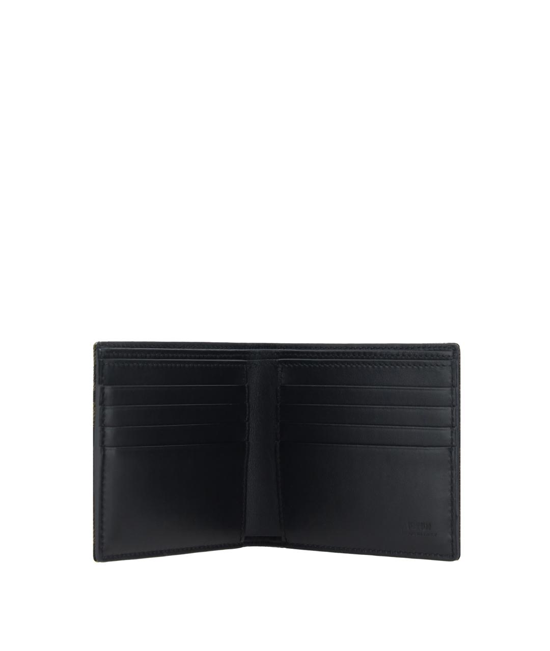 FENDI Коричневый кожаный кошелек, фото 3