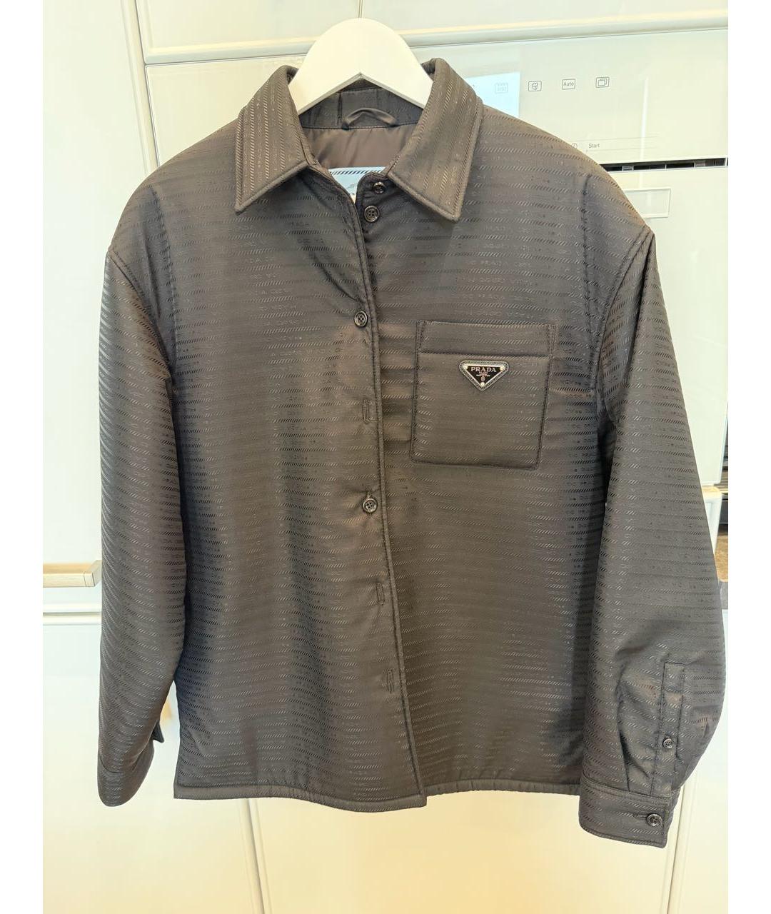 PRADA Черная куртка, фото 7
