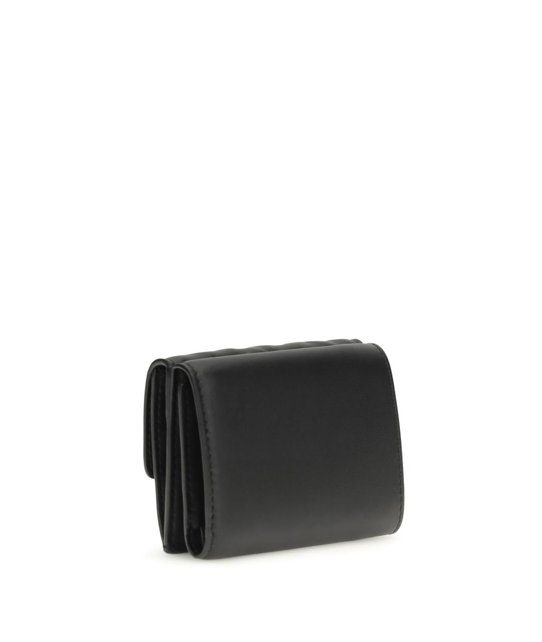 FENDI Черный кожаный кошелек, фото 2
