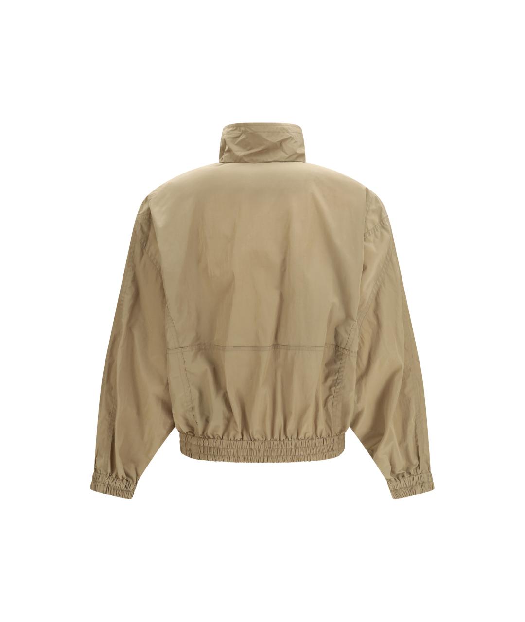 SAINT LAURENT Бежевая полиэстеровая куртка, фото 2