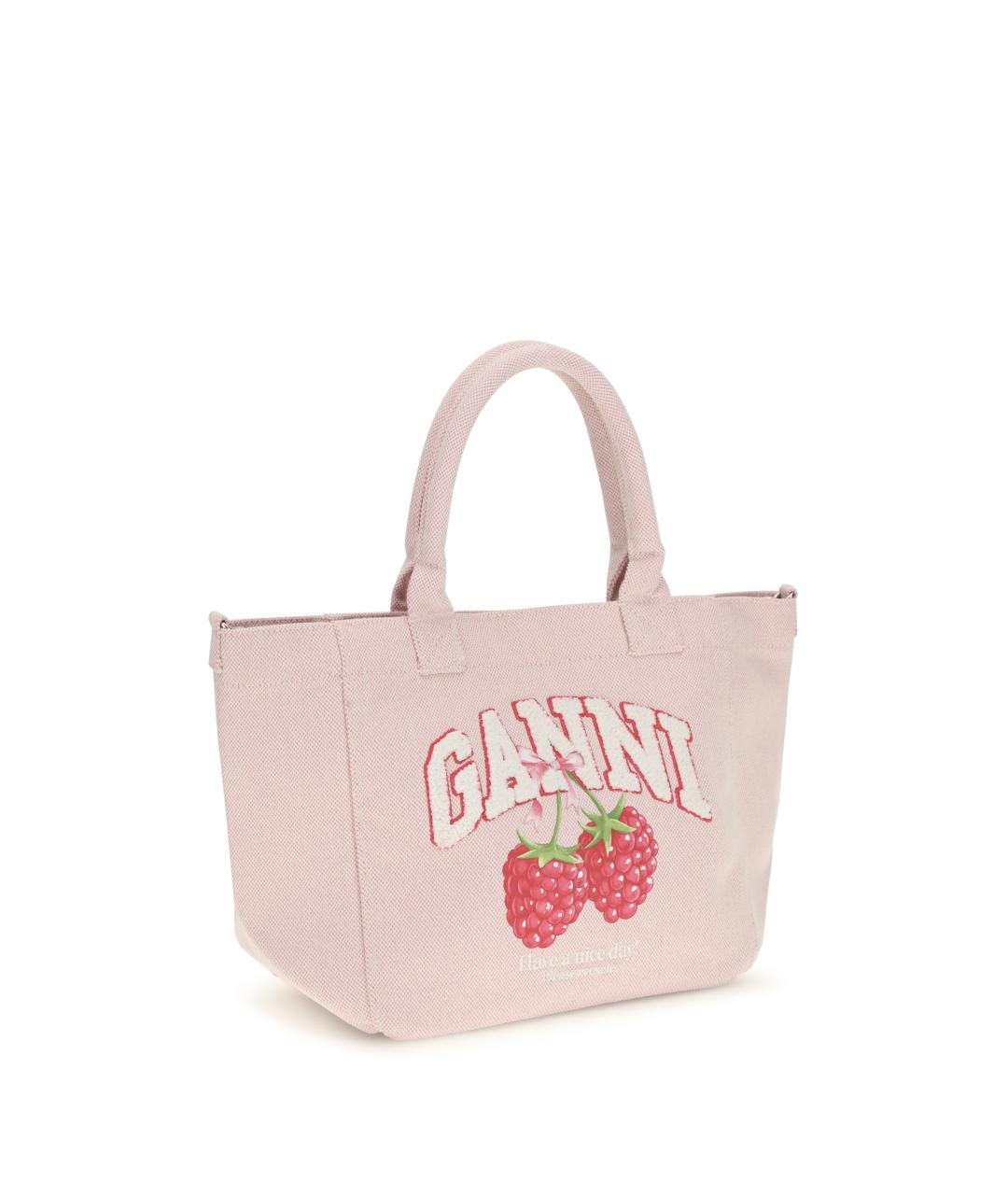 GANNI Розовая сумка тоут, фото 2