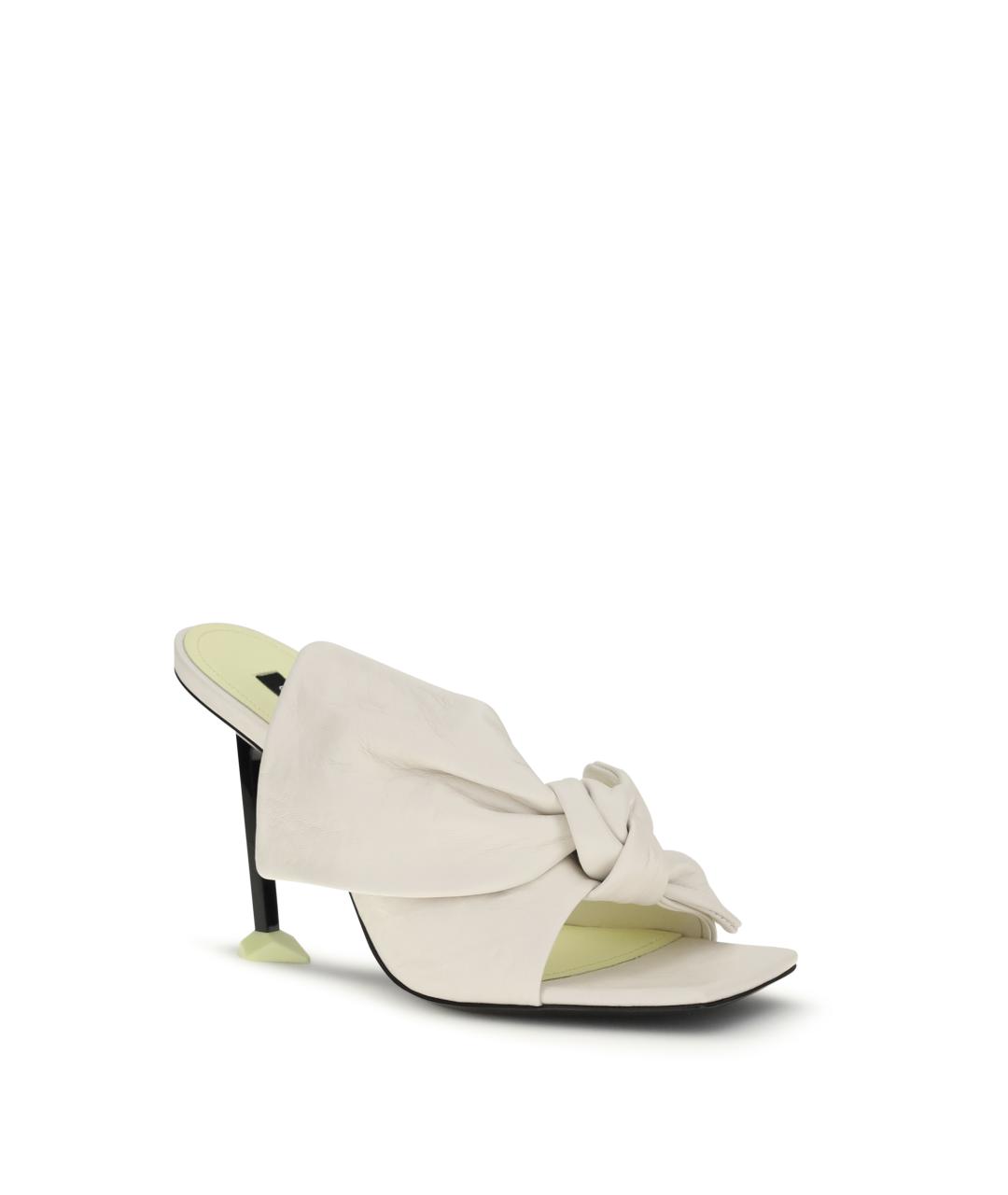 GIVENCHY Белые кожаные мюли, фото 2