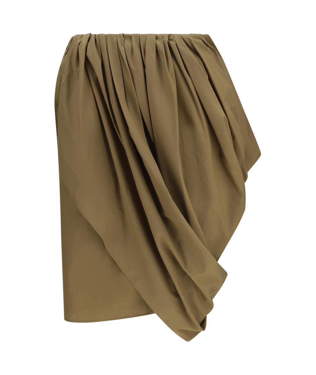 CHLOE Зеленая хлопковая юбка мини, фото 1