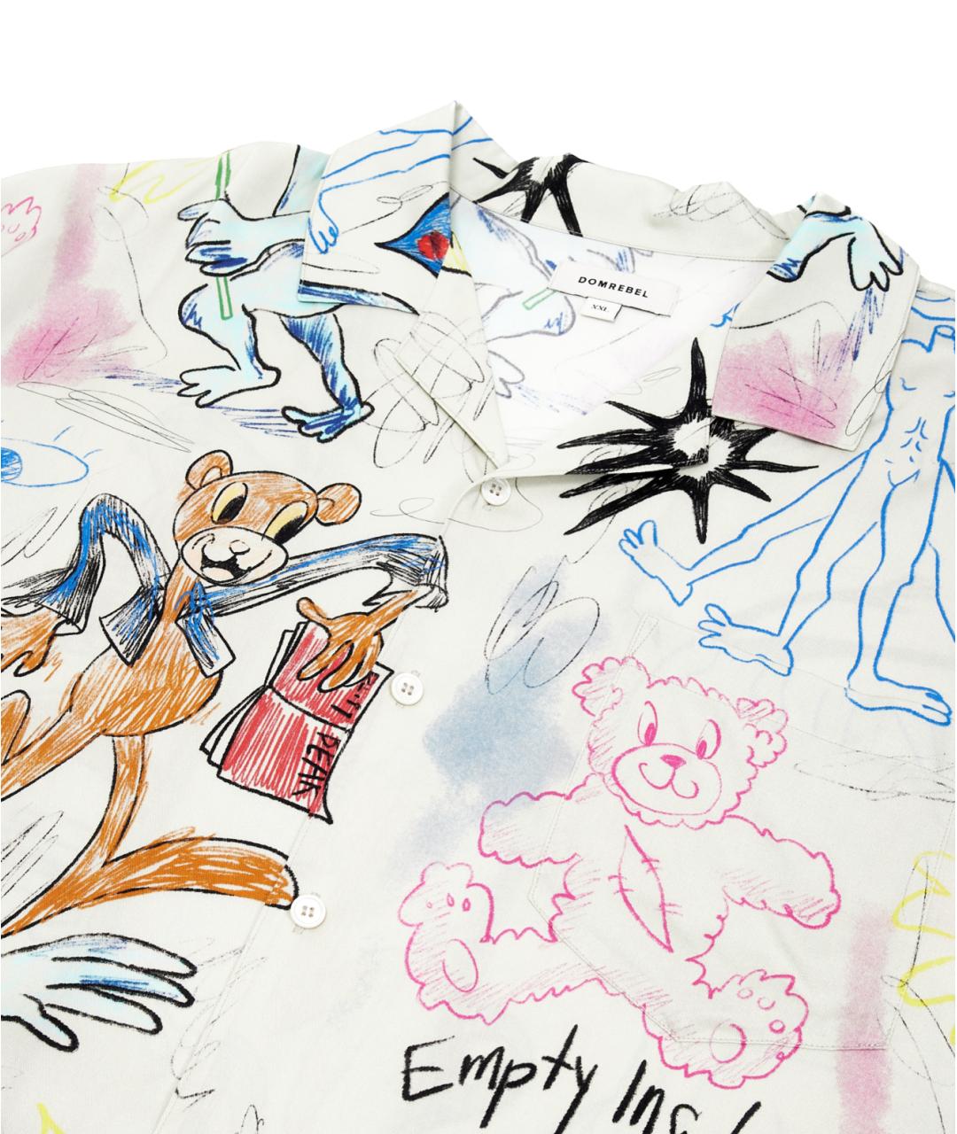 DOMREBEL Бежевая кэжуал рубашка, фото 3