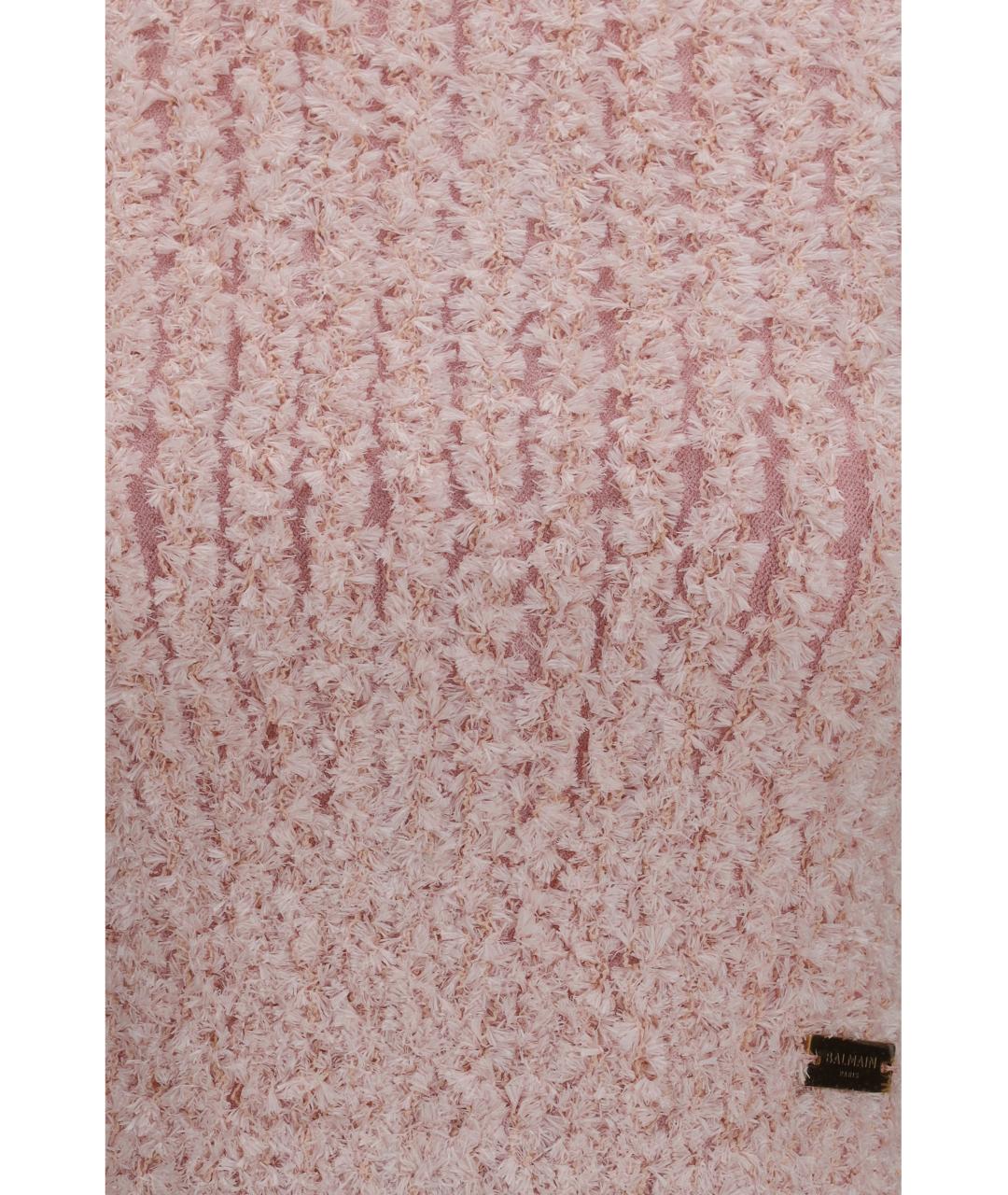 BALMAIN Розовая вискозная майка, фото 3