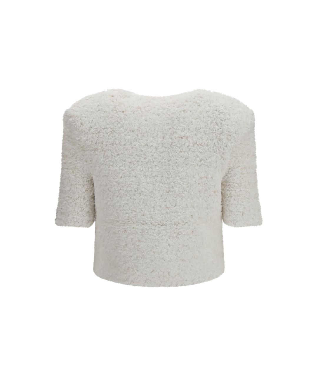 BALMAIN Бежевый полиамидовый кардиган, фото 2