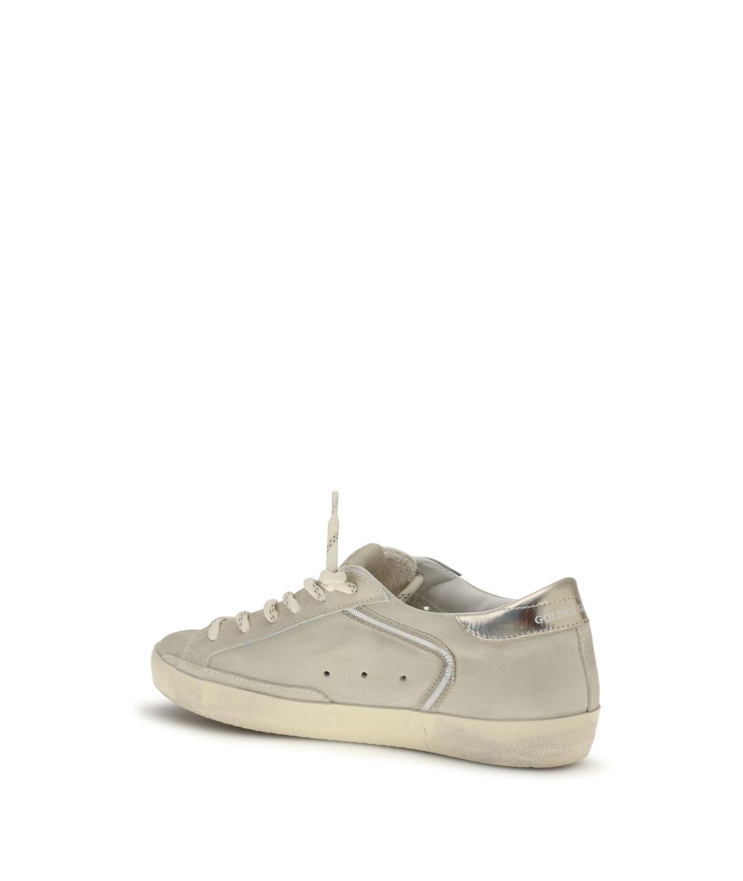 GOLDEN GOOSE DELUXE BRAND Бежевые замшевые кеды, фото 3