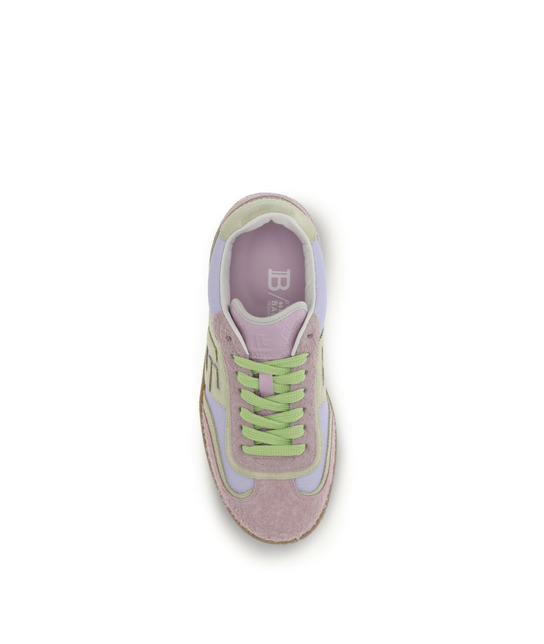 BALMAIN Мульти замшевые кеды, фото 4