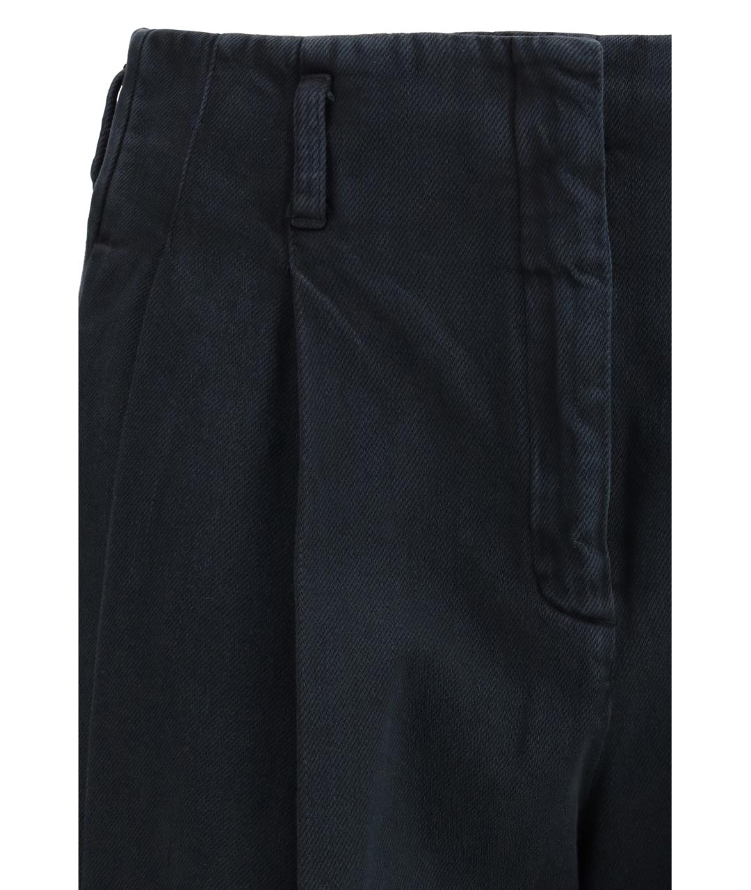 GOLDEN GOOSE DELUXE BRAND Черные хлопковые прямые джинсы, фото 3