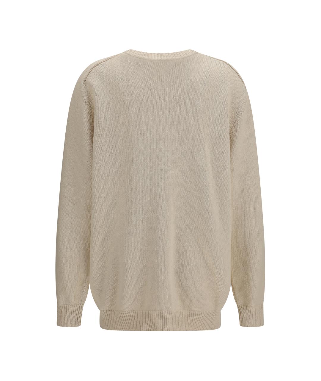 BALMAIN Бежевый хлопковый кардиган, фото 2