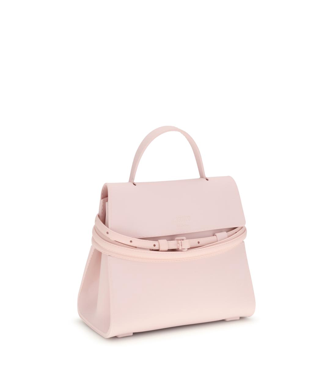 MOSCHINO Розовая сумка тоут, фото 2