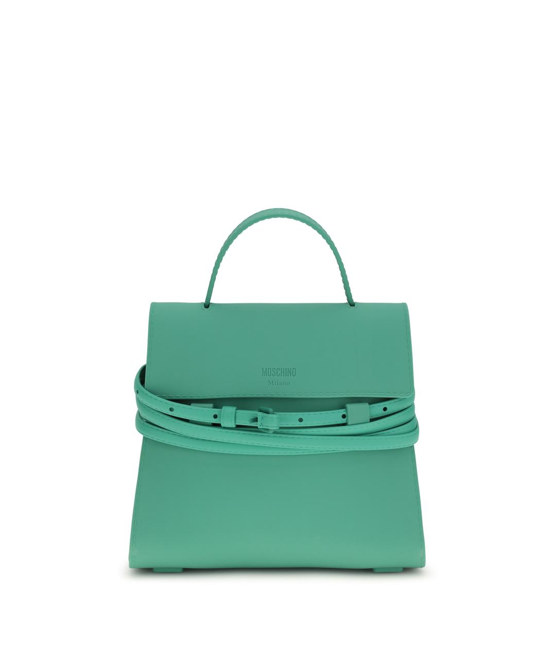 MOSCHINO Зеленая сумка тоут, фото 1