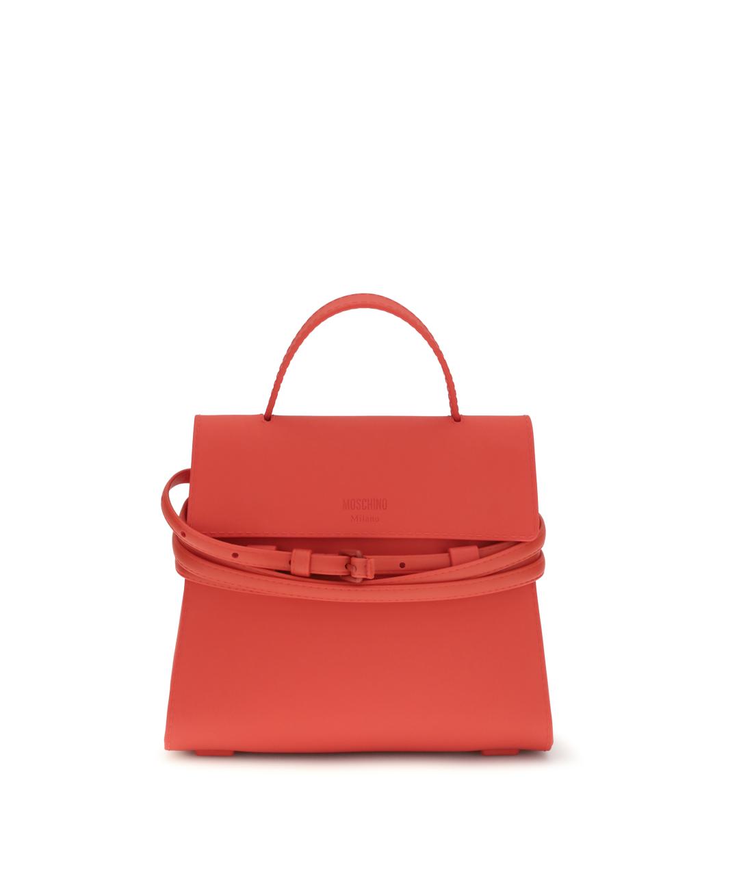 MOSCHINO Красная сумка тоут, фото 1