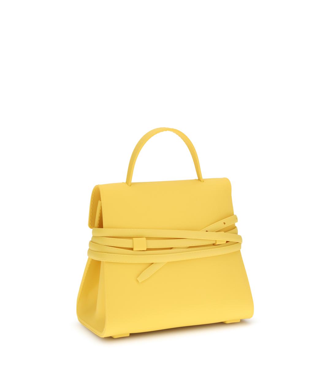 MOSCHINO Желтая сумка тоут, фото 3