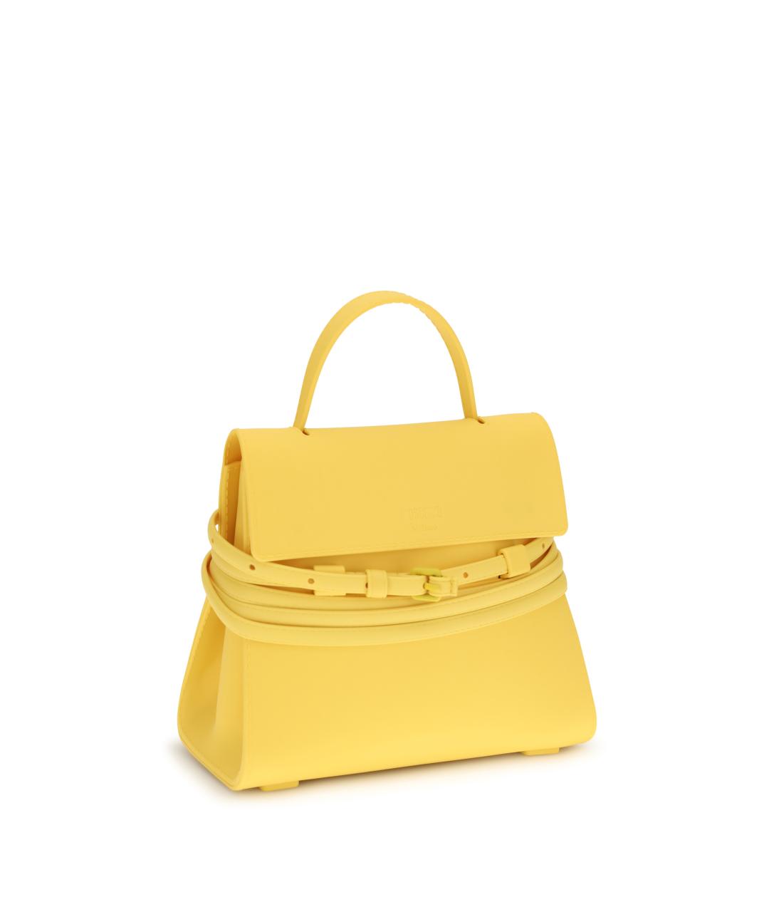 MOSCHINO Желтая сумка тоут, фото 2