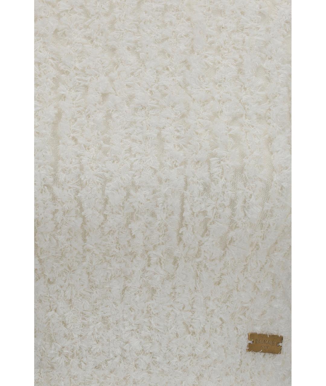 BALMAIN Белая вискозная майка, фото 3