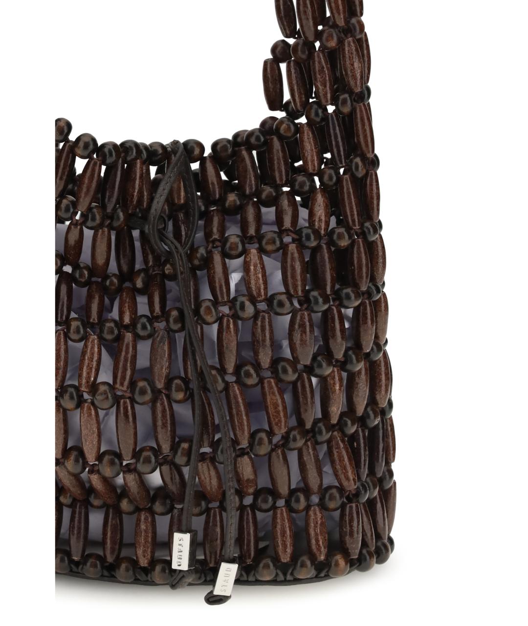 STAUD Коричневая сумка через плечо, фото 4