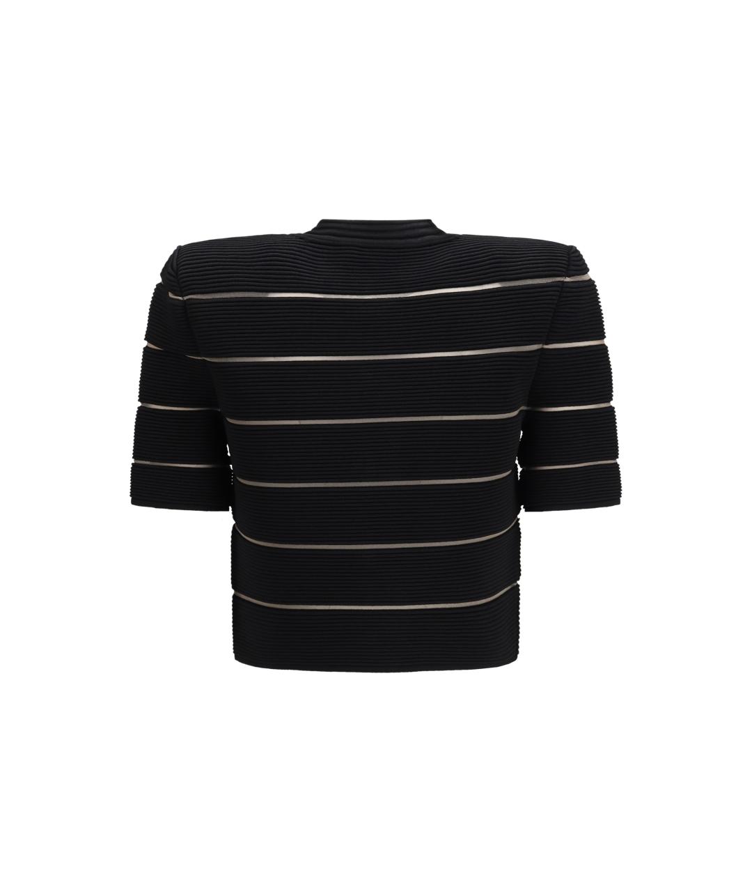 BALMAIN Черный вискозный кардиган, фото 2