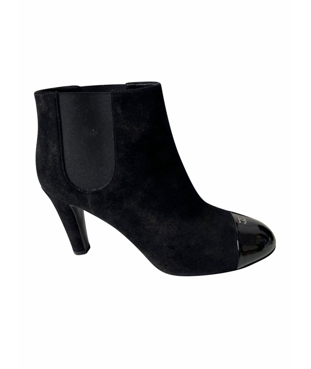 CHANEL Черные ботильоны, фото 1