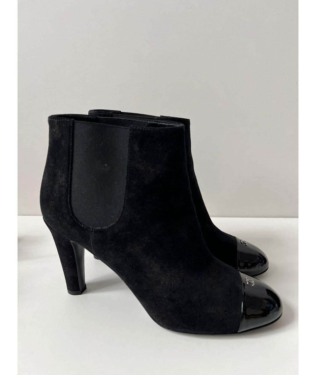 CHANEL Черные ботильоны, фото 8