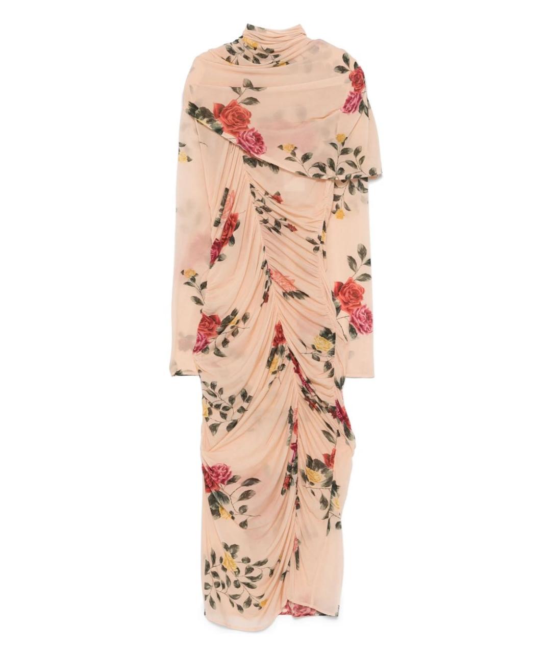 MAGDA BUTRYM Бежевое коктейльное платье, фото 1