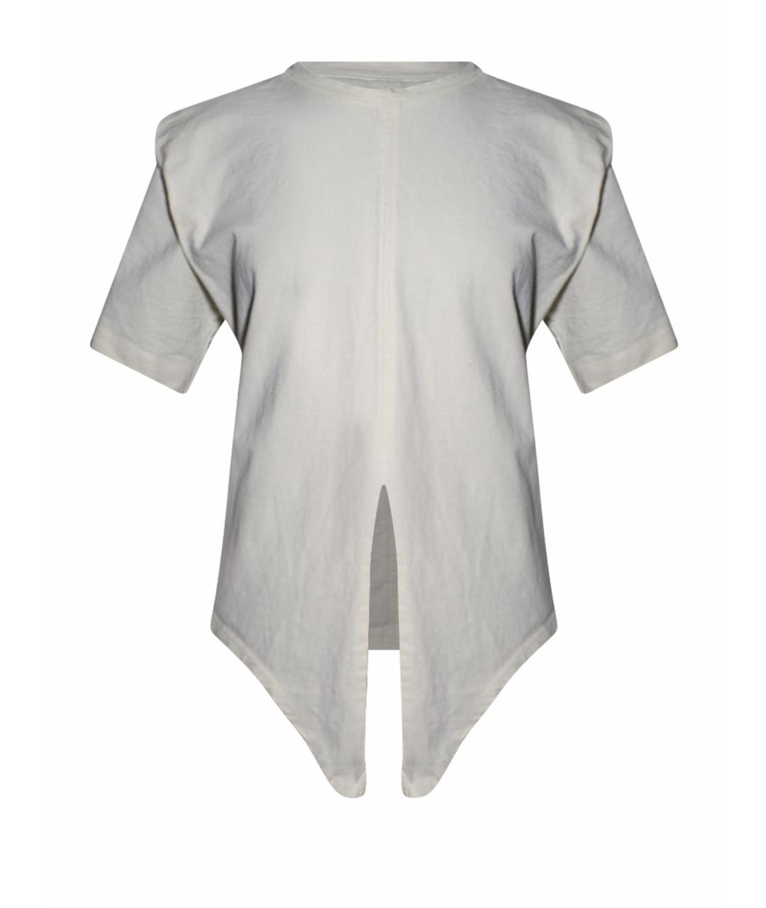 ISABEL MARANT ETOILE Бежевая хлопковая футболка, фото 1