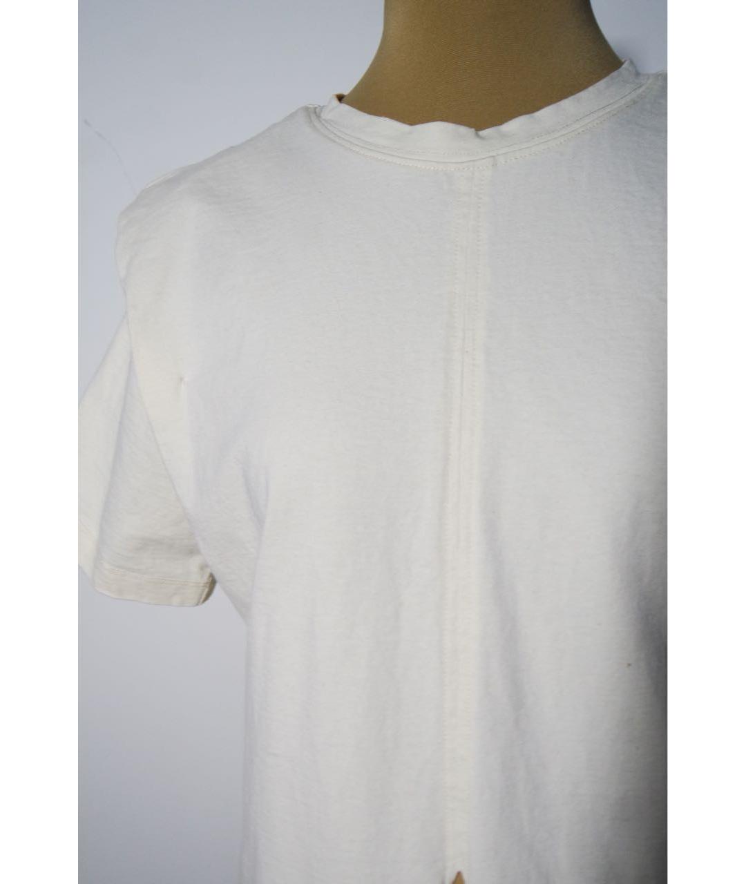 ISABEL MARANT ETOILE Бежевая хлопковая футболка, фото 8