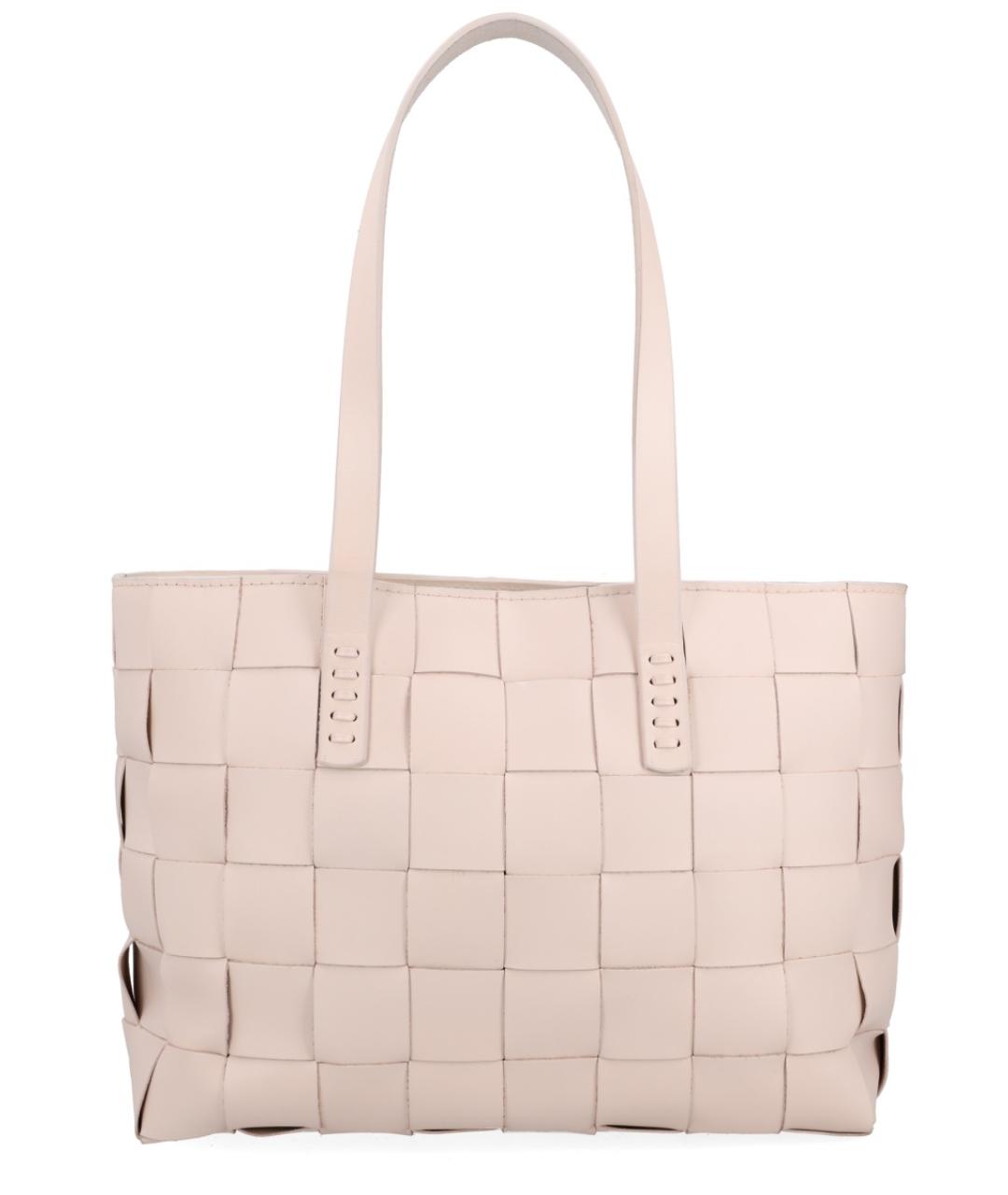 Dragon Diffusion Бежевая кожаная сумка тоут, фото 1